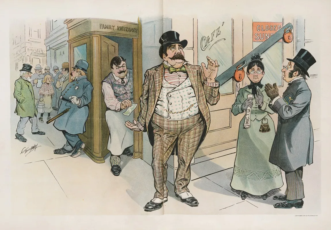 The Politician And His Dupes Wall Art by Walter H. Gallaway - High-Resolution Digital Print