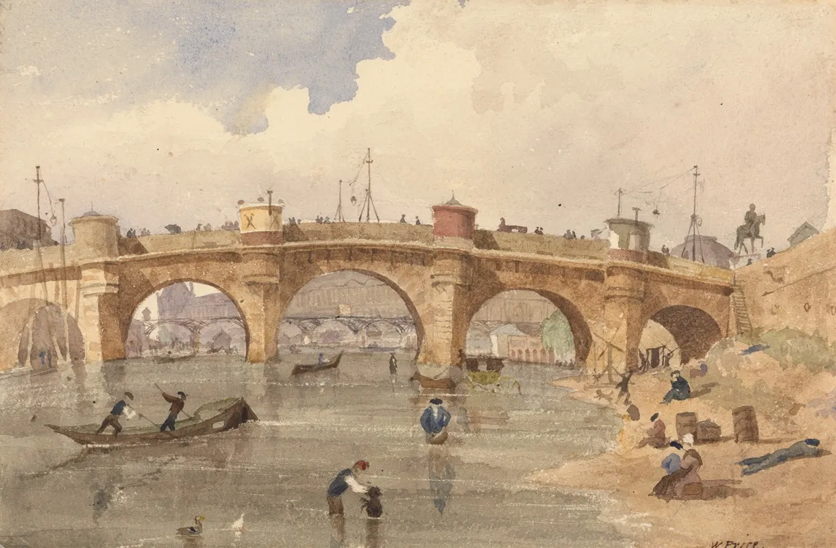 The Pont Neuf 5 Wall Art by William Henry Lake Price - High-Resolution Digital Print