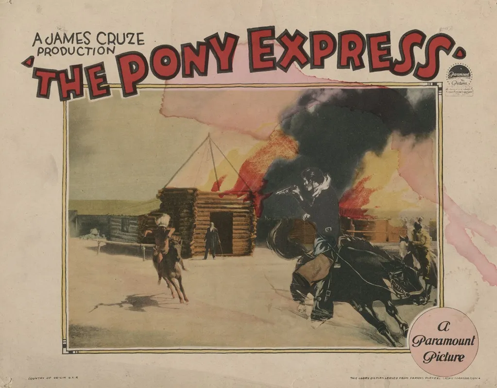 The Pony Express Wall Art by James Cruze - High-Resolution Digital Print
