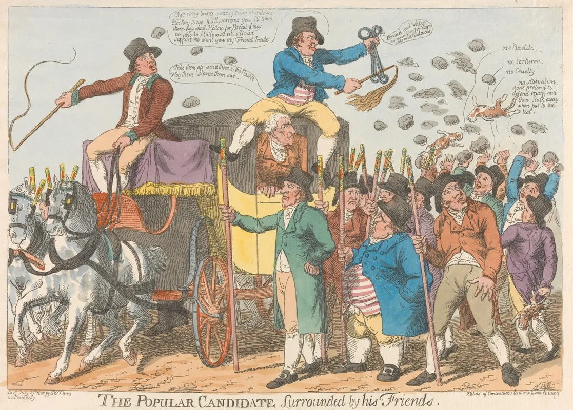 The Popular Candidate Surrounded By His Friends