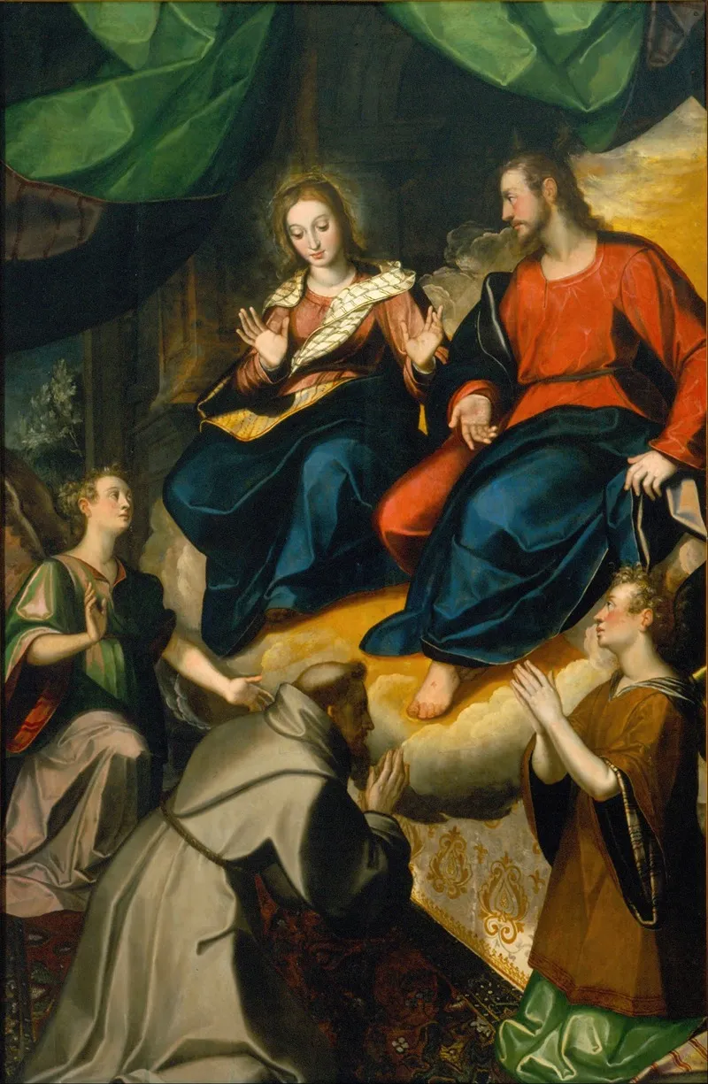 The Porciuncula Wall Art by Baltasar de Echave Orio - High-Resolution Digital Print