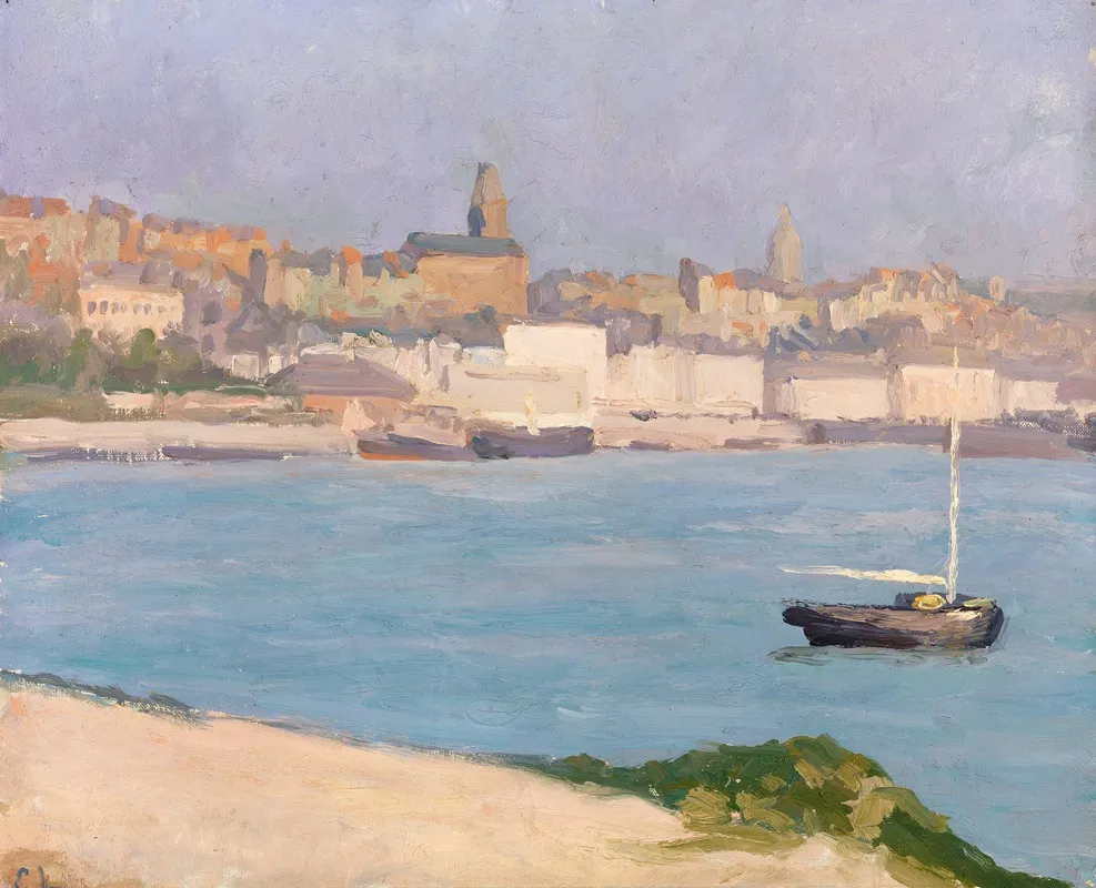 The Port Of Boulogne Wall Art by Eugène Emmanuel Lemercier - High-Resolution Digital Print