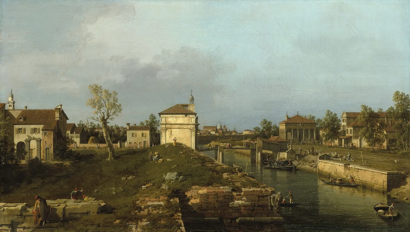 The Porta Portellopadua Wall Art by Canaletto - High-Resolution Digital Print