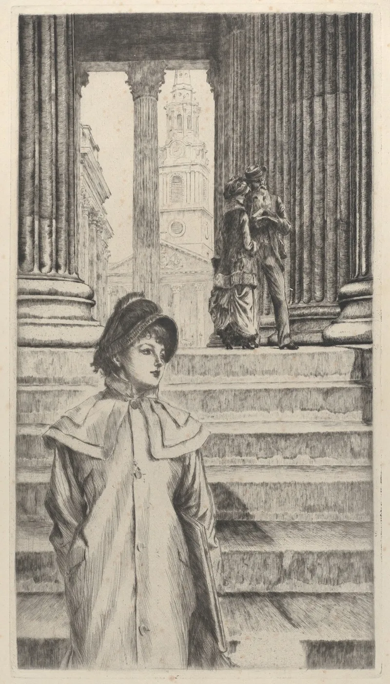 The Portico Of The National Gallery London
