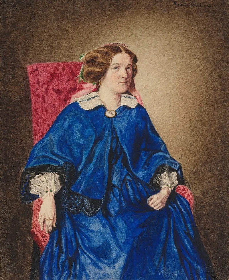 The Portrait Of Artitss Wife Salomea Nee Orlowska