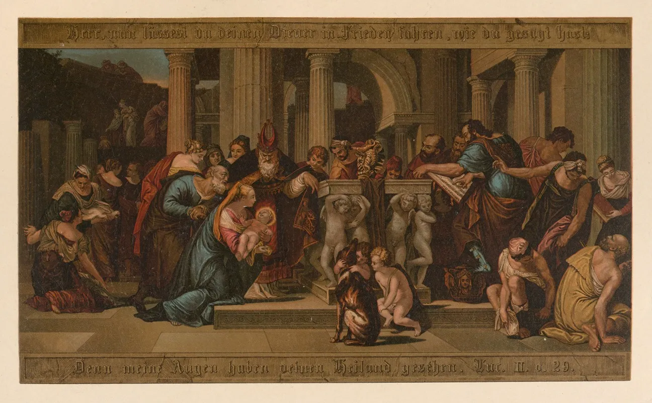 The Presentation In The Temple 13 Wall Art by Jan Ladislaw Sýkora - High-Resolution Digital Print