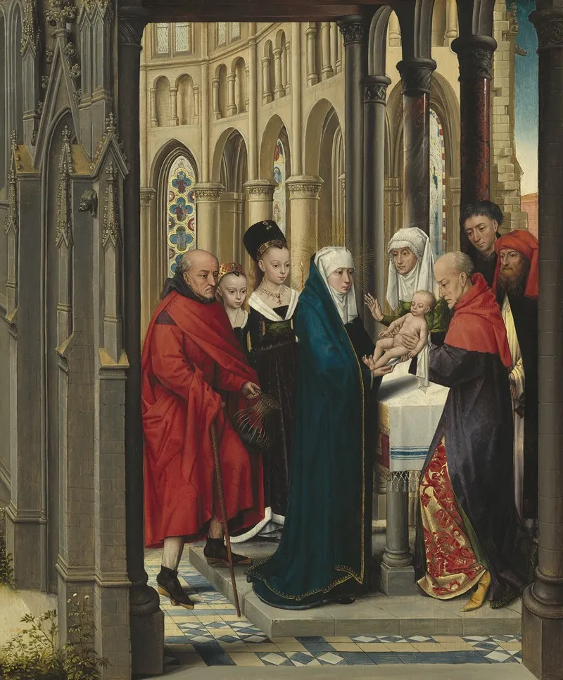 The Presentation In The Temple 5 Wall Art by Master of the Prado 'Adoration of the Magi'. - High-Resolution Digital Print