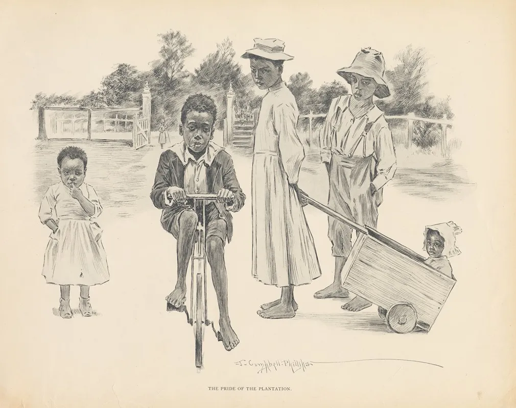The Pride Of The Plantation Wall Art by J. Campbel Phillips - High-Resolution Digital Print