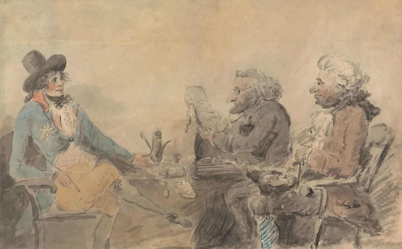 The Prince Regent And The Moneylenders