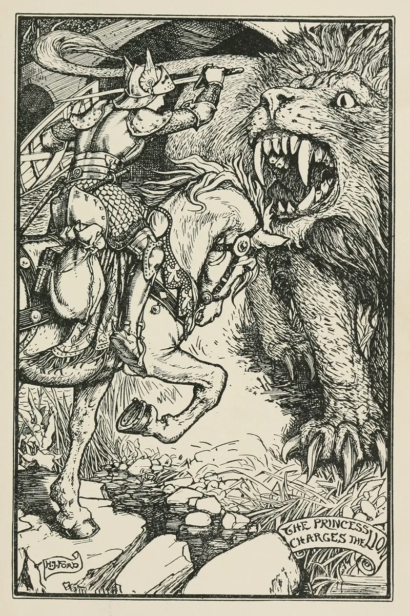 The Princess Charges The Lion 2