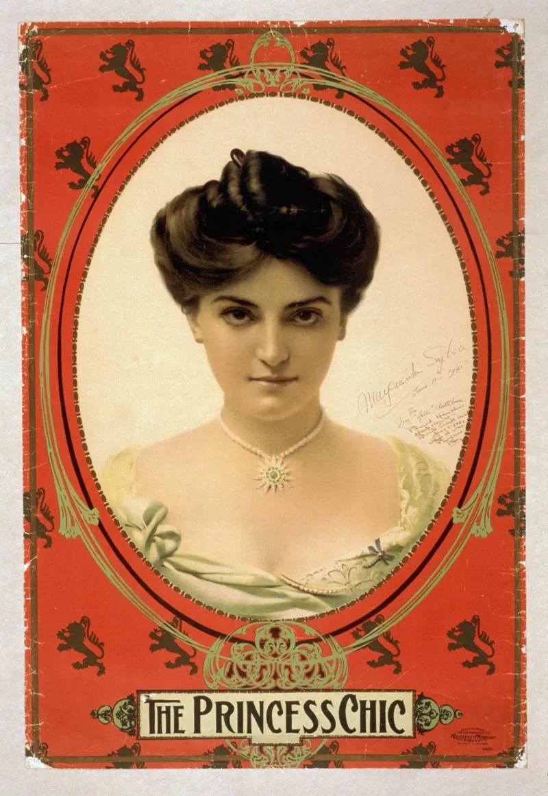 The Princess Chic Wall Art by U.S. Lithograph Co. - High-Resolution Digital Print