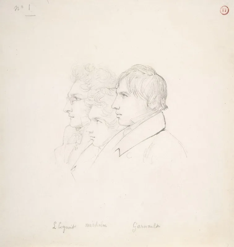 The Prix De Rome Winners Of 1817 Leon Cogniet Achille Michallon And Antoine Garnaud