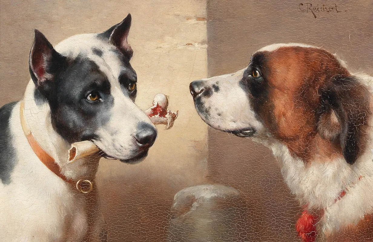 The Prize In Danger Wall Art by Carl Reichert - High-Resolution Digital Print