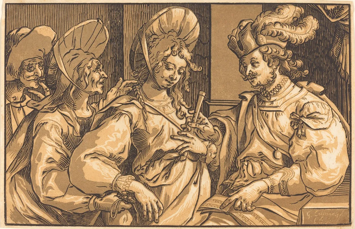 The Procuress 3 Wall Art by Ludolph Büsinck - High-Resolution Digital Print
