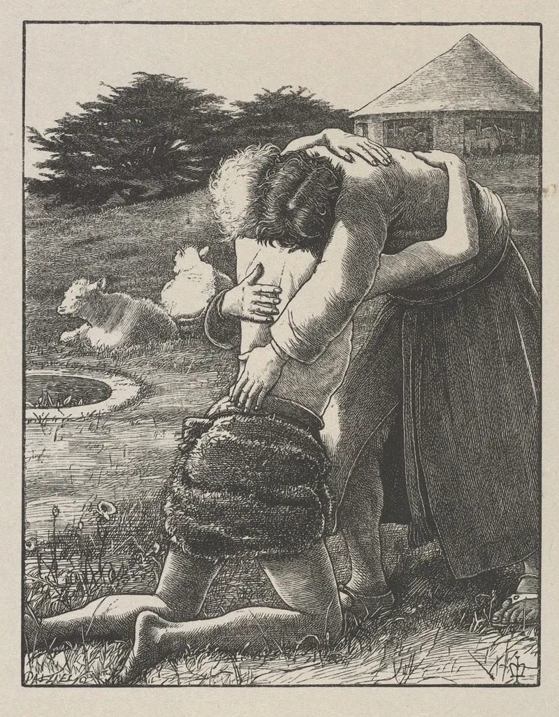 The Prodigal Son 11 Wall Art by Sir John Everett Millais - High-Resolution Digital Print