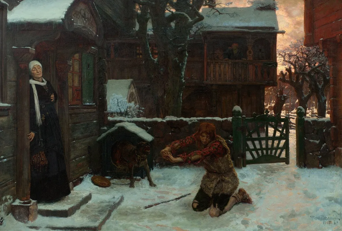 The Prodigal Son 2 Wall Art by Georg Von Rosen - High-Resolution Digital Print