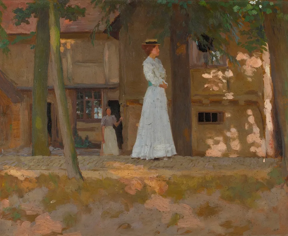 The Promenade 4 Wall Art by William Henry Margetson - High-Resolution Digital Print