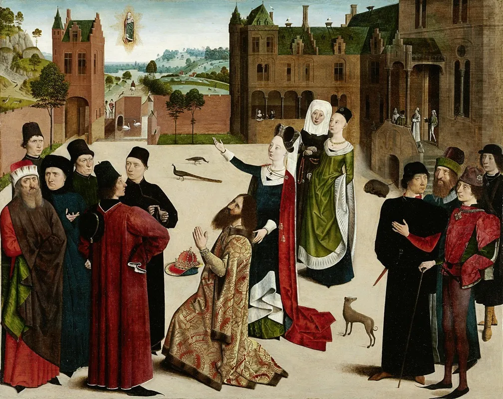 The Prophecy Of The Tiburtine Sibyl Wall Art by Master Of The Tiburtine Sibyl - High-Resolution Digital Print