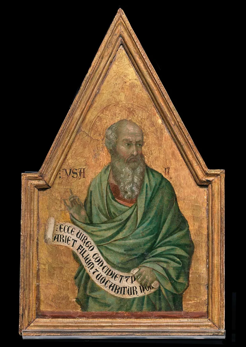 The Prophet Isaiah 4 Wall Art by Ugolino di Nerio - High-Resolution Digital Print