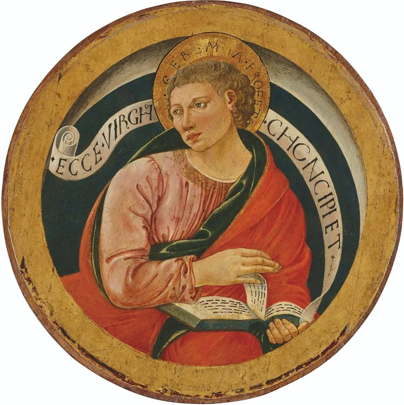 The Prophet Jeremiah 2 Wall Art by Pancrazio Iovetti - High-Resolution Digital Print