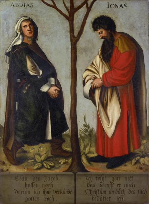 The Prophets Obadiah And Jonah Wall Art by Bartholomäus Sarburgh - High-Resolution Digital Print