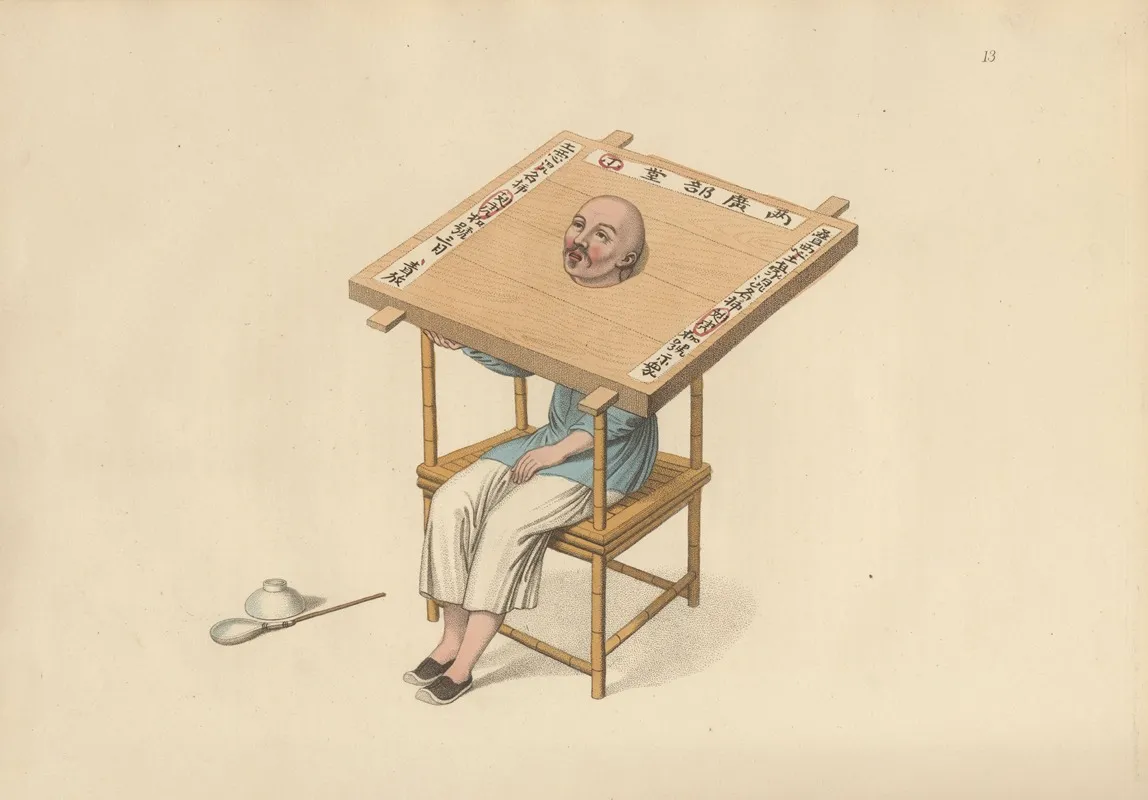 The Punishment Of The Wooden Collar Wall Art by George Henry Mason - High-Resolution Digital Print