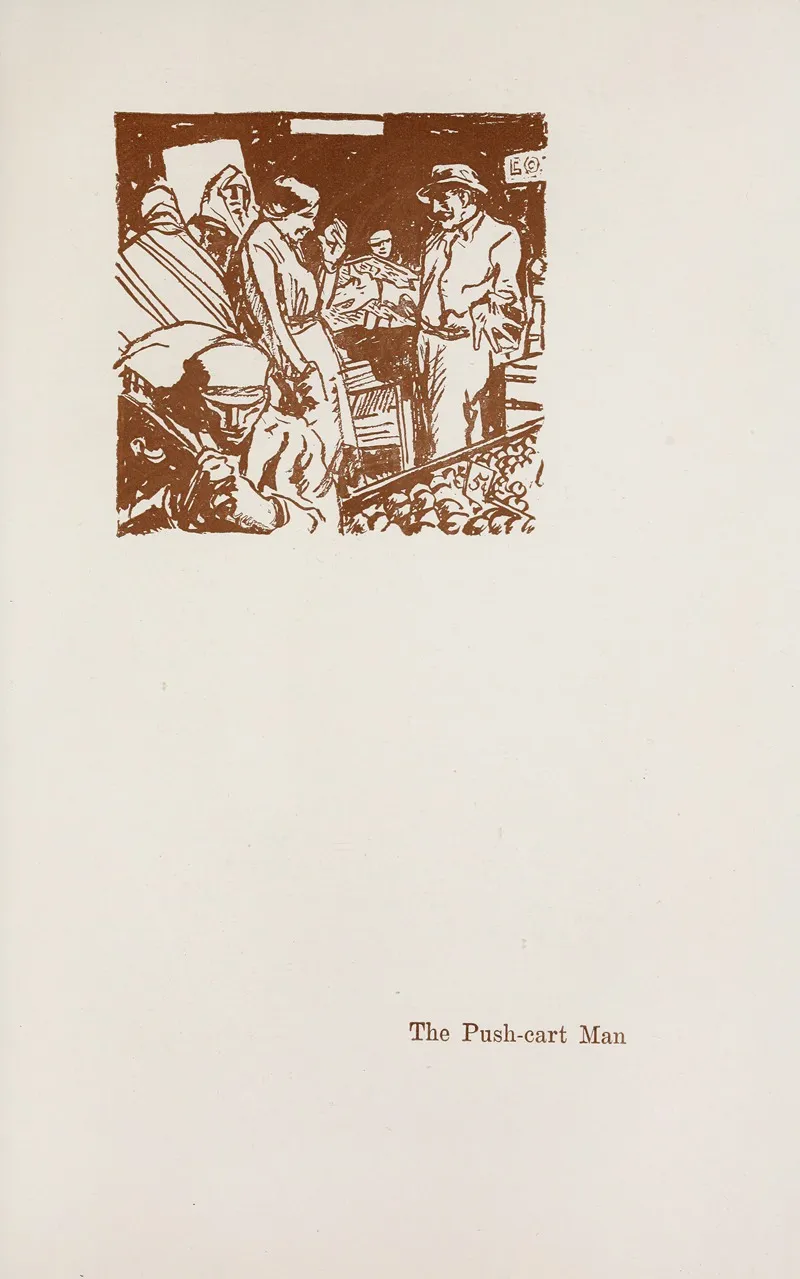 The Push Cart Man Wall Art by Theodore Dreiser - High-Resolution Digital Print