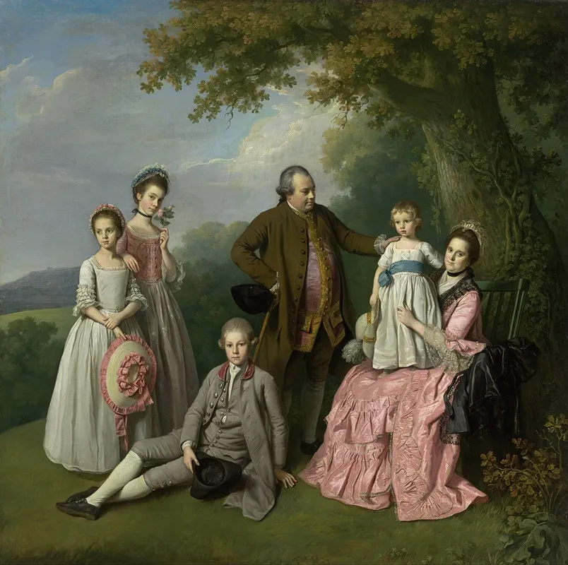 The Pybus Family Wall Art by Nathaniel Dance Holland - High-Resolution Digital Print