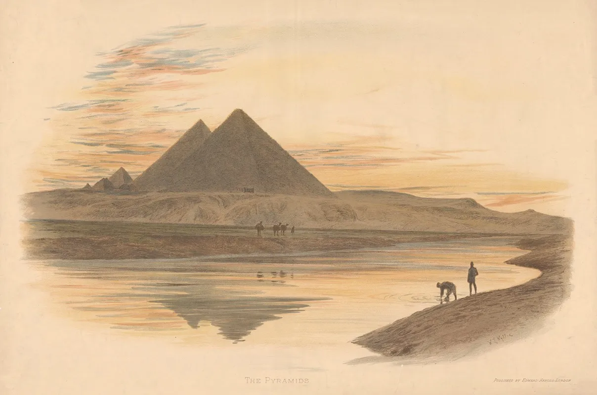 The Pyramids Wall Art by William Lionel Wyllie - High-Resolution Digital Print