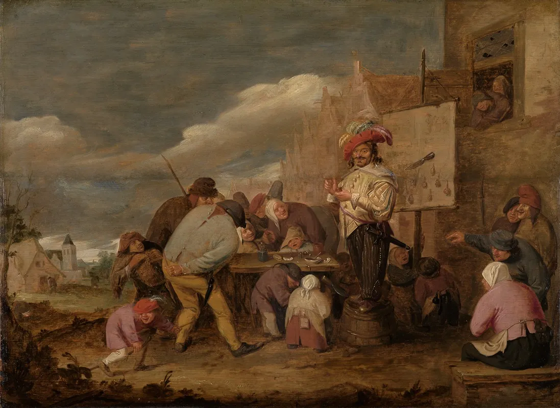 The Quack Doctor 3 Wall Art by Adriaen Brouwer - High-Resolution Digital Print