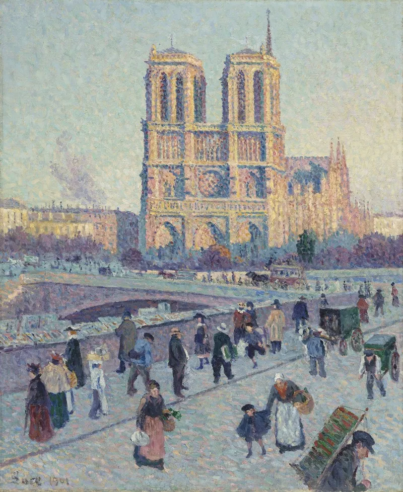The Quai Saint Michel And Notre Dame