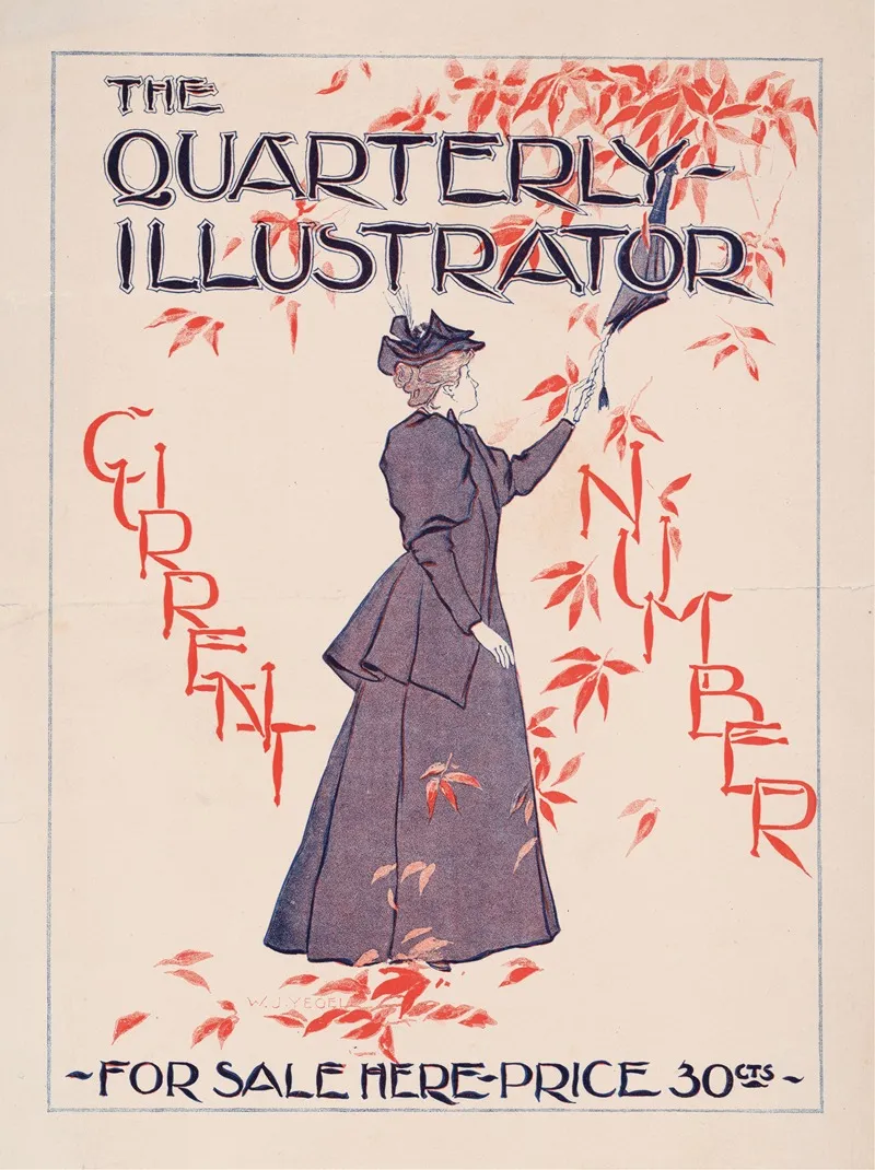 The Quarterly Illustrator Current Number For Sale Here Price 30cts Wall Art by W. Yeoel - High-Resolution Digital Print