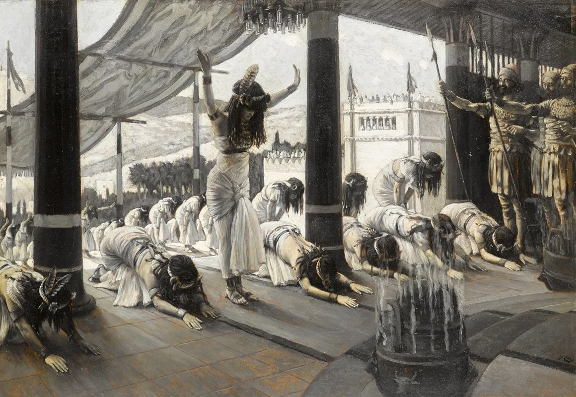 The Queen Of Sheba Visits Solomon 2 Wall Art by James Tissot - High-Resolution Digital Print