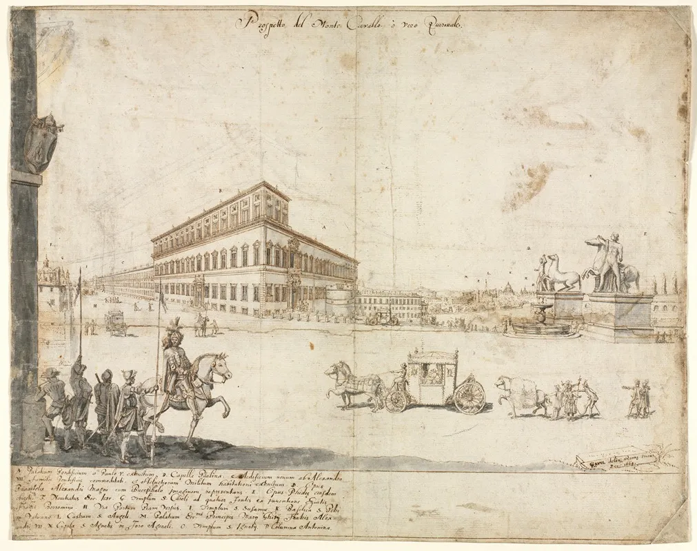 The Quirinale Wall Art by Lievin Cruyl - High-Resolution Digital Print