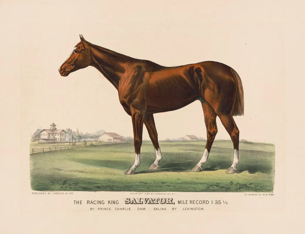 The Racing King Salvator Wall Art by John Cameron - High-Resolution Digital Print