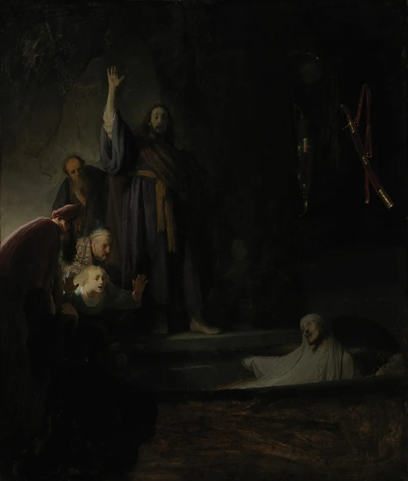The Raising Of Lazarus 22 Wall Art by Rembrandt van Rijn - High-Resolution Digital Print