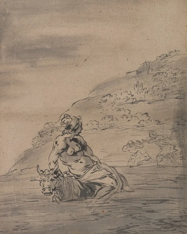 The Rape Of Europa 14 Wall Art by Leonaert Bramer - High-Resolution Digital Print
