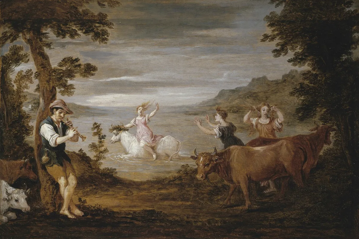The Rape Of Europa 15 Wall Art by David Teniers The Younger - High-Resolution Digital Print