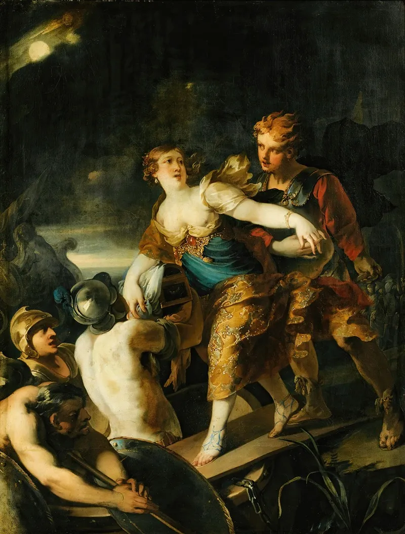 The Rape Of Helen Wall Art by Isaac Moillon - High-Resolution Digital Print
