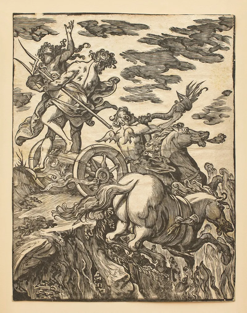 The Rape Of Proserpina 2 Wall Art by Giuseppe Scolari - High-Resolution Digital Print