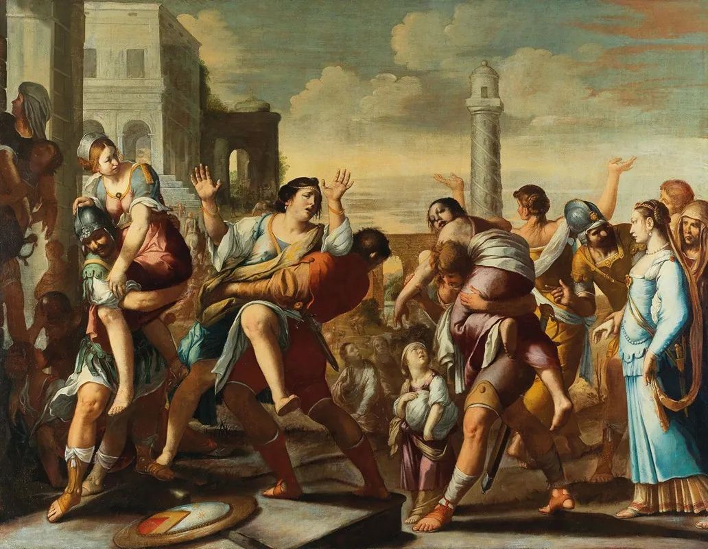 The Rape Of The Sabines Wall Art by Pietro Sorri - High-Resolution Digital Print