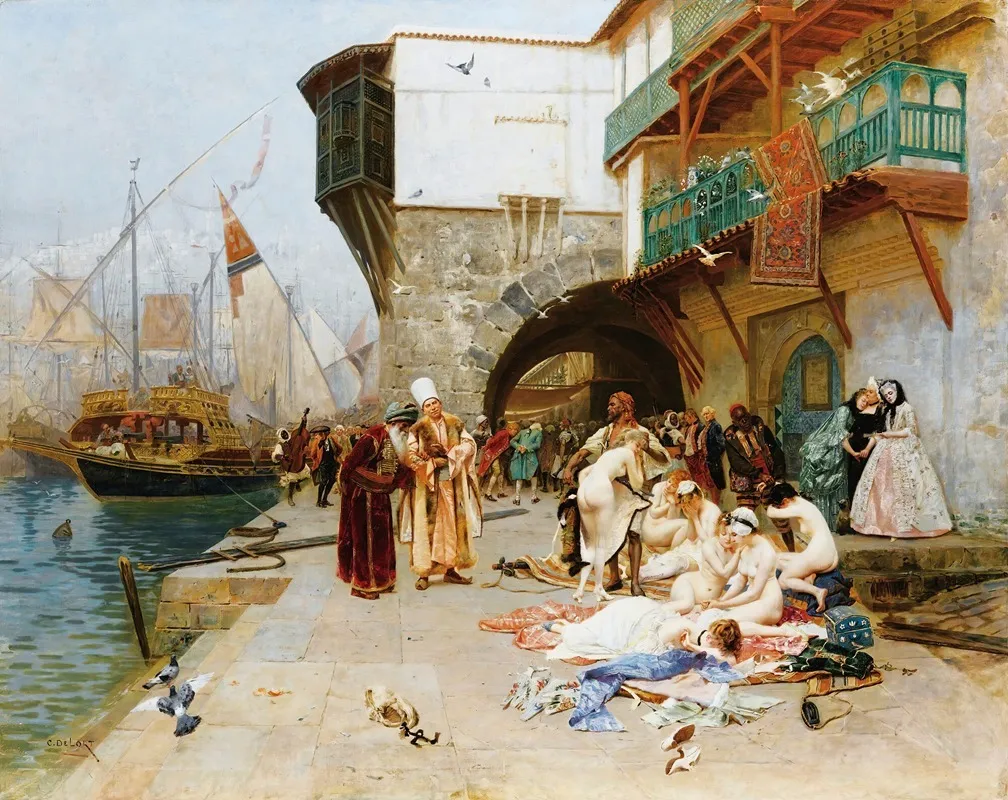 The Rapt Wall Art by Charles Edouard Delort - High-Resolution Digital Print