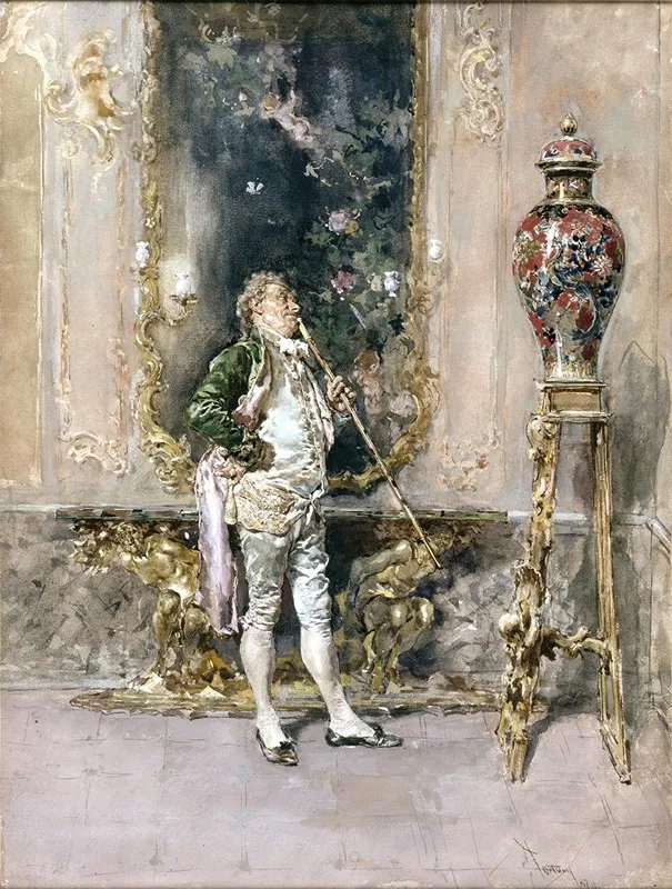 The Rare Vase Wall Art by Mariano Fortuny Marsal - High-Resolution Digital Print