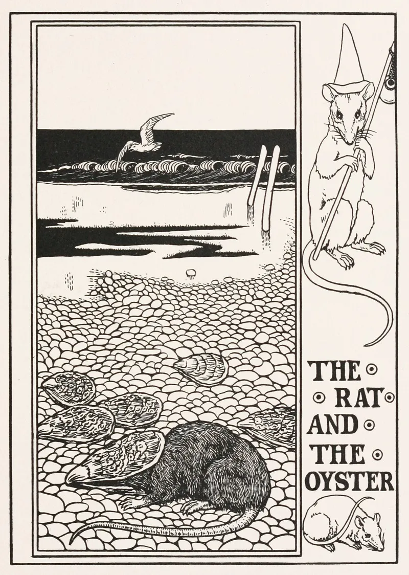The Rat And The Oyster Wall Art by Percy J. Billinghurst - High-Resolution Digital Print