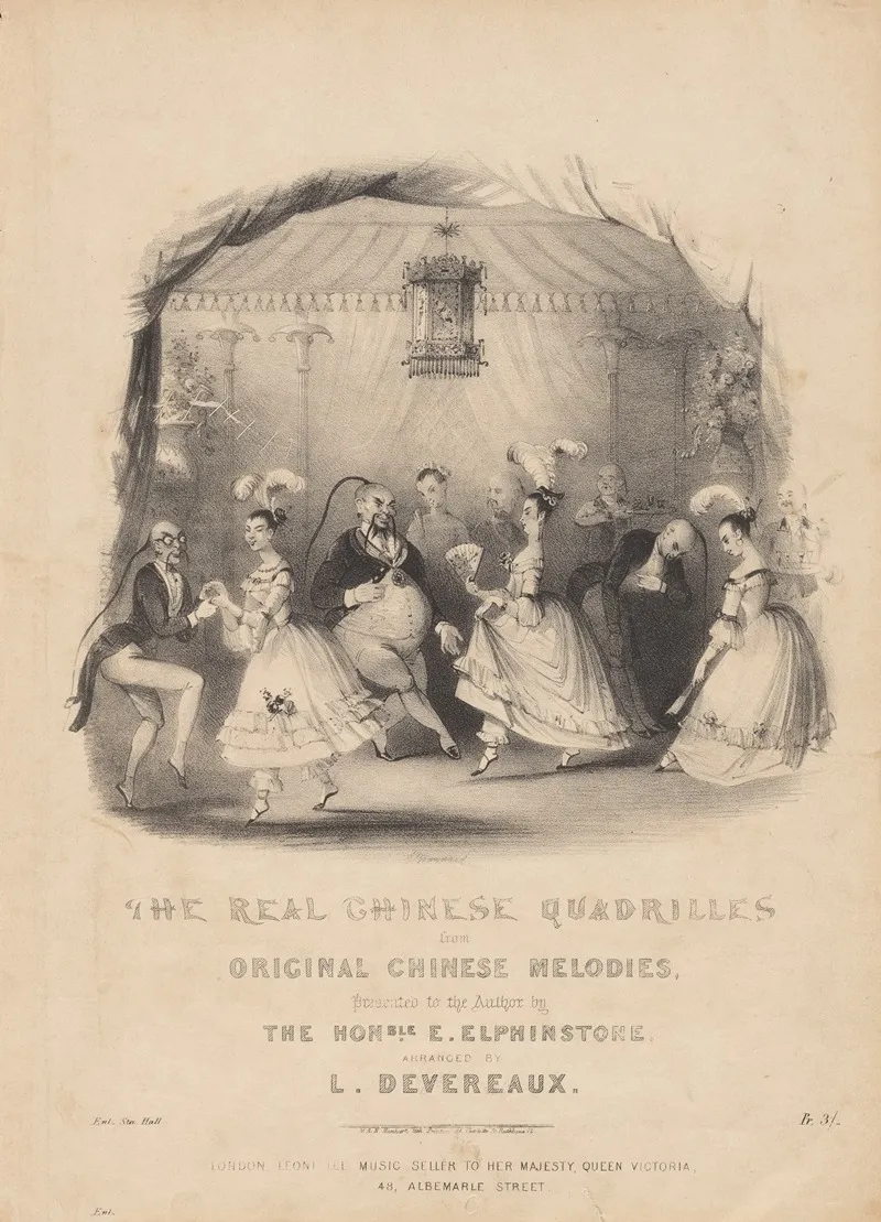 The Real Chinese Quadrilles From Original Chinese Melodies Wall Art by John Brandard - High-Resolution Digital Print