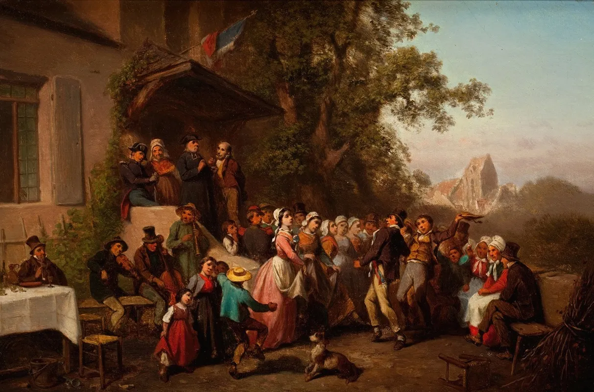 The Reception 2 Wall Art by Ferdinand Maröhn - High-Resolution Digital Print