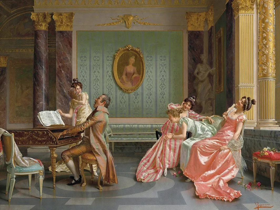 The Recital 5 Wall Art by Vittorio Reggianini - High-Resolution Digital Print