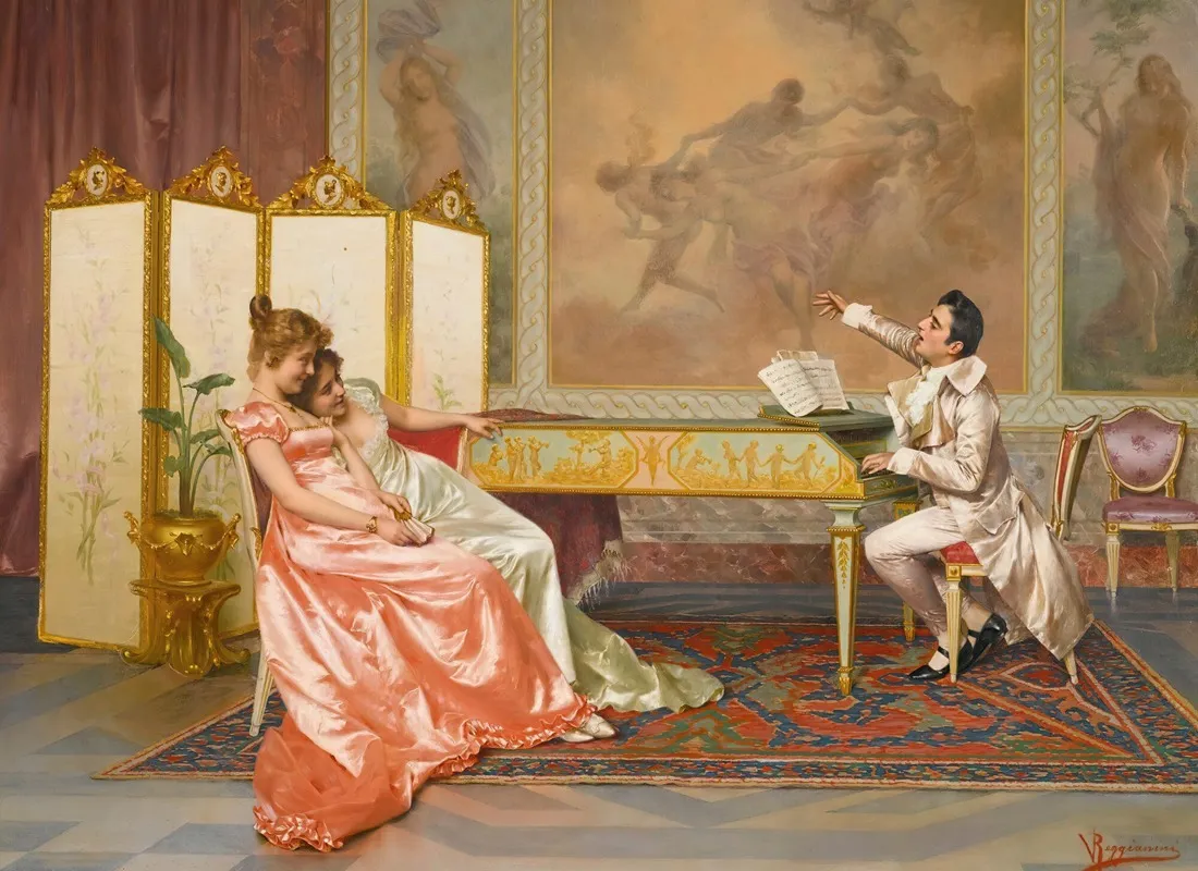 The Recital 6 Wall Art by Vittorio Reggianini - High-Resolution Digital Print