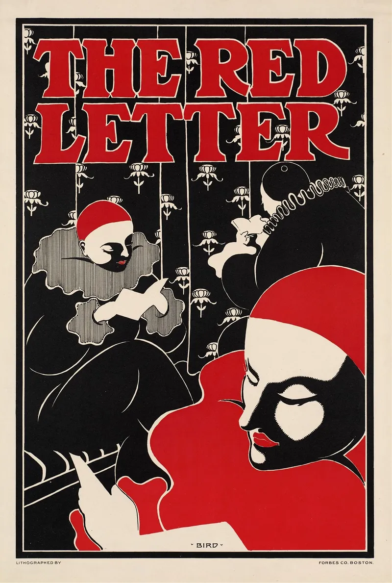 The Red Letter Wall Art by Elisha Brown Bird - High-Resolution Digital Print