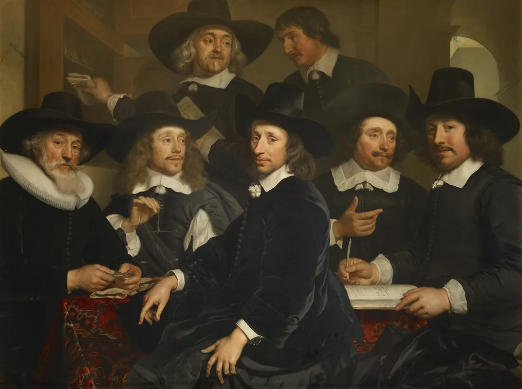 The Regents Of The Oudezijds Huiszittenhuis Wall Art by Jürgen Ovens - High-Resolution Digital Print